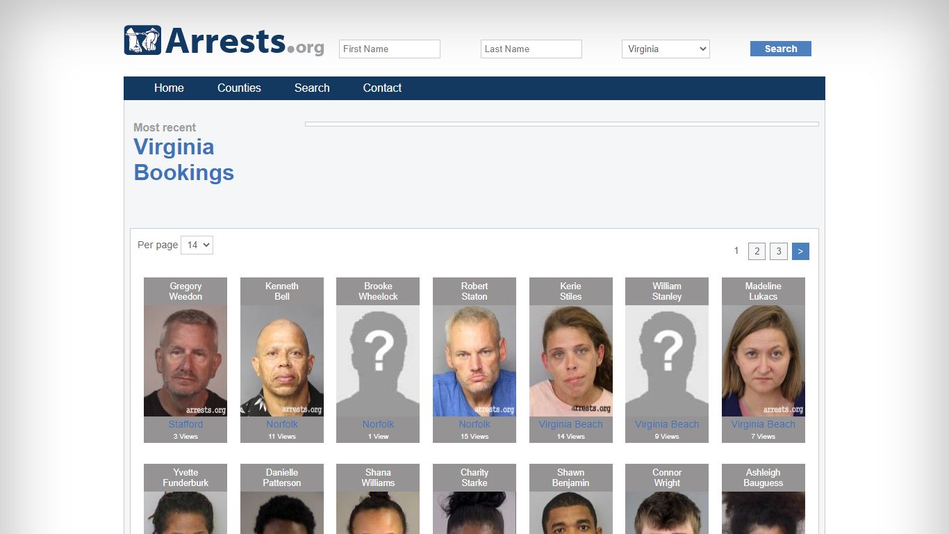 Virginia Arrests and Inmate Search